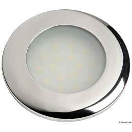 Spot LED Capella poli miroir blanc -