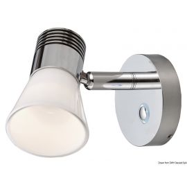 Spot LED dimmable aluminium + reflecteur verre -