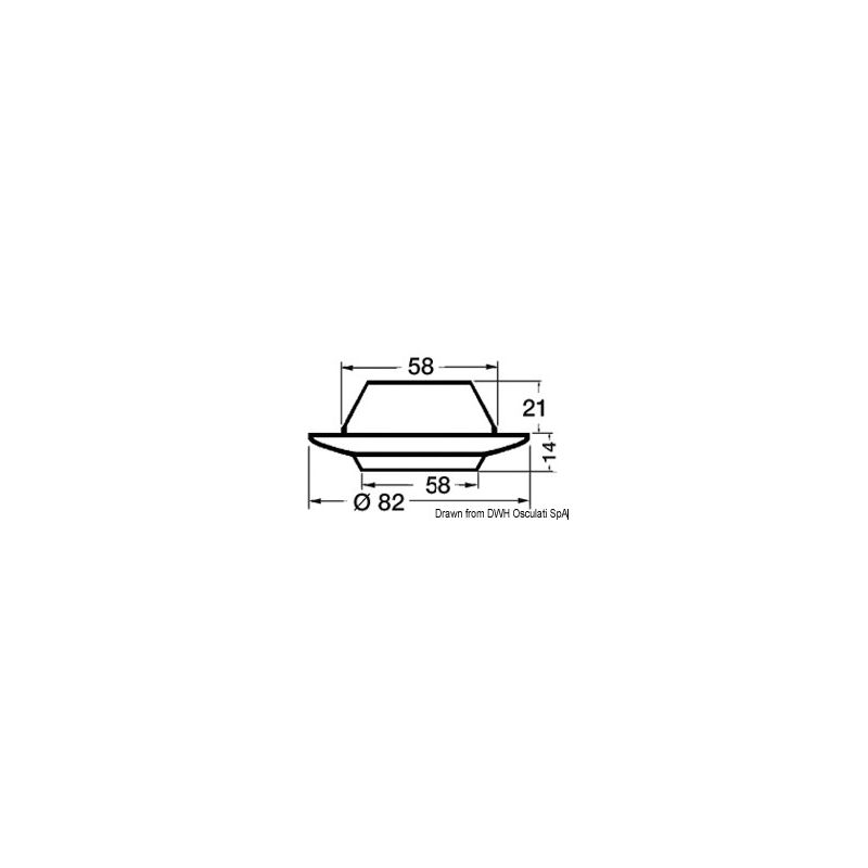 Spot Batsystem Comet ABS chromé 9 LED -
