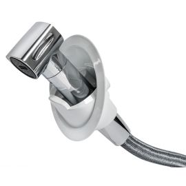 Douche Saturn mitigeur vertical blanc
