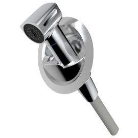 Douche Saturn mitigeur vertical chromé