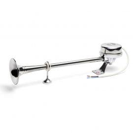 Klaxon - Avertisseur électrique inox - 2 trompes