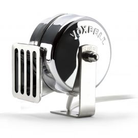 Klaxon - Avertisseur électrique ABS et Inox - 2 cornes