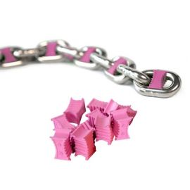 Marqueur de chaine - 6 mm - rose - Blister de 14