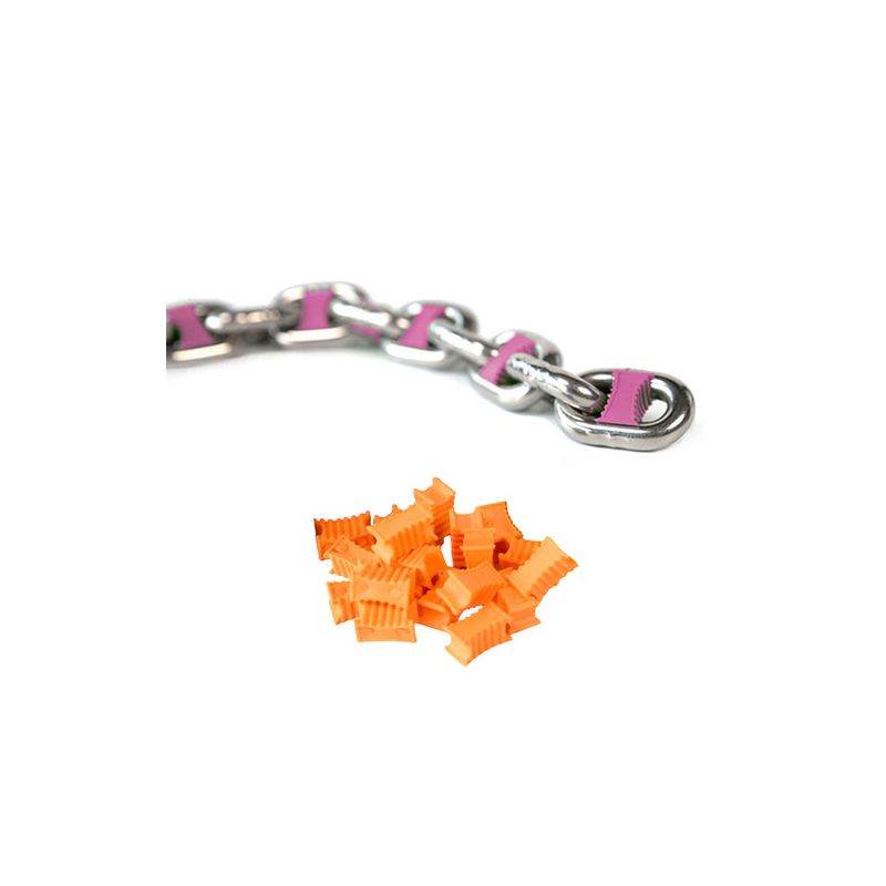 Marqueur de chaine - 12 mm - orange - Blister de 8 Marqueur de chaine - 12 mm - orange - Blister de 8