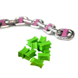 Marqueur de chaine - 10 mm - vert - Blister de 8