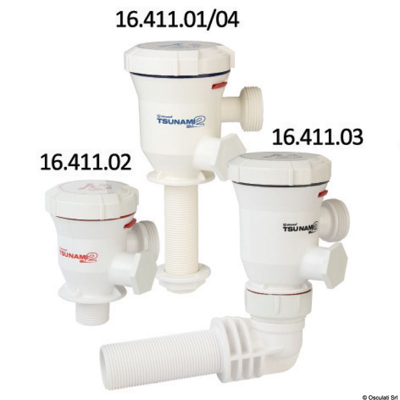 Pompe ATTWOOD MK2 en ligne 12V 38 l/min - Pompe ATTWOOD MK2 en ligne 12V 38 l/min -