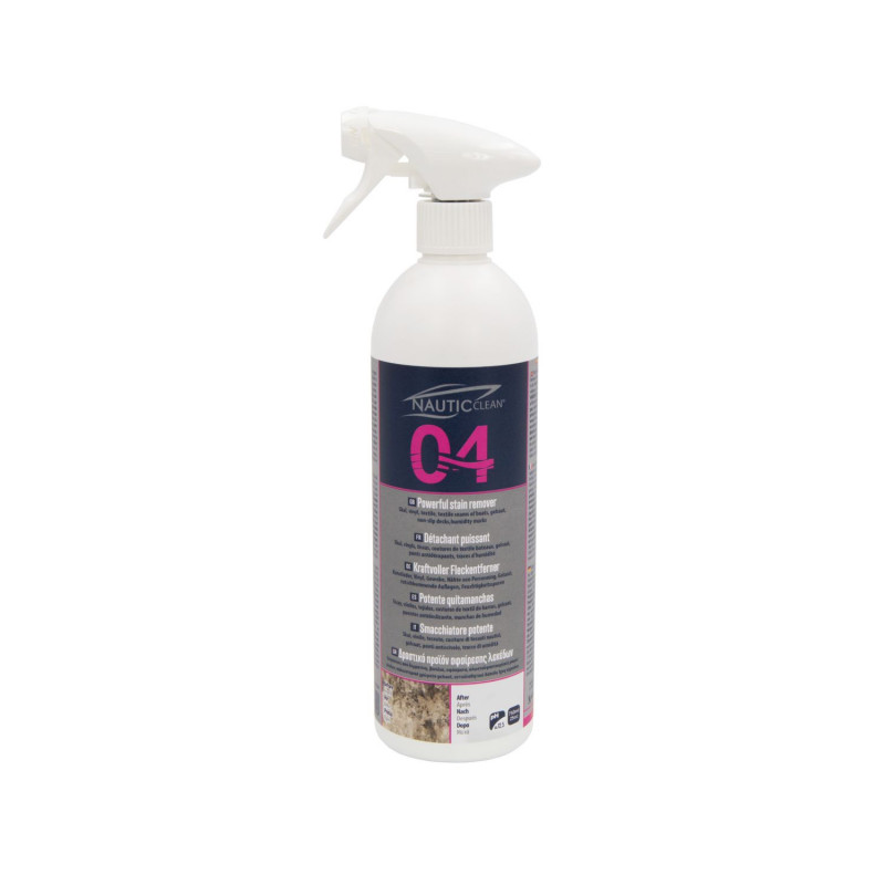 NAUTIC CLEAN 04 Détachant moisissures - vaporisateur 750 ml NAUTIC CLEAN 04 Détachant moisissures - vaporisateur 750 ml