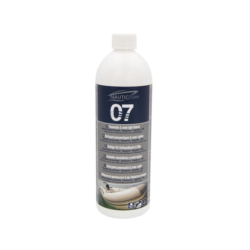 NAUTIC CLEAN 07 Nettoyant pneumatiques & semi-rigides -1 L NAUTIC CLEAN 07 Nettoyant pneumatiques & semi-rigides -1 L