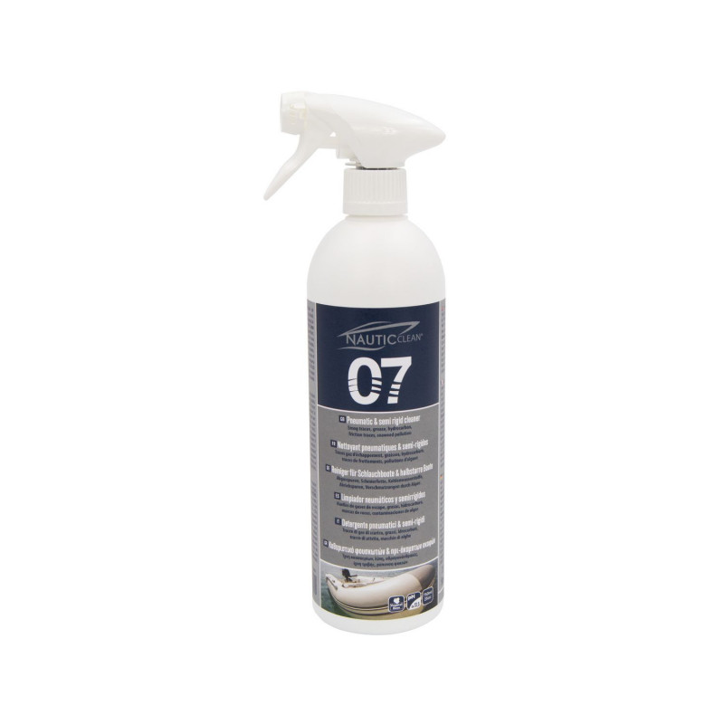 NAUTIC CLEAN 07 Nettoyant pneumatiques & semi-rigides -750ml NAUTIC CLEAN 07 Nettoyant pneumatiques & semi-rigides -750ml