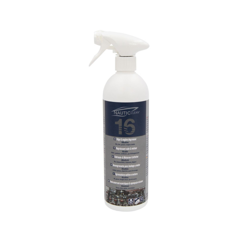 NAUTIC CLEAN 16 Dégraissant cale & moteur - vapo 750 ml NAUTIC CLEAN 16 Dégraissant cale & moteur - vapo 750 ml