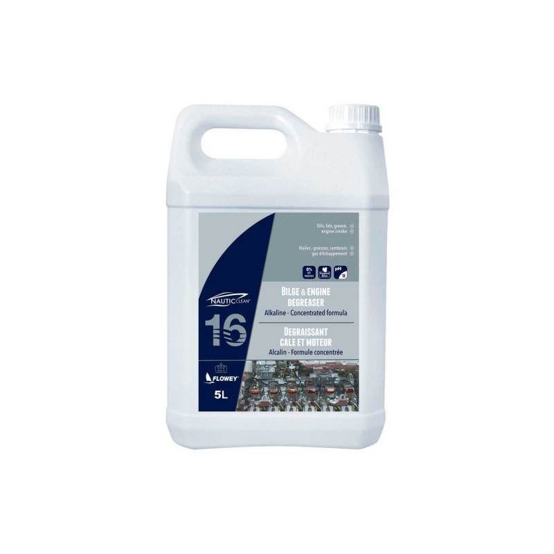 NAUTIC CLEAN 16 Dégraissant cale & moteur  5 L NAUTIC CLEAN 16 Dégraissant cale & moteur  5 L