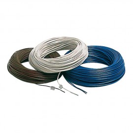 Câble électrique unipolaire - 1.5 mm² blanc - le mètre