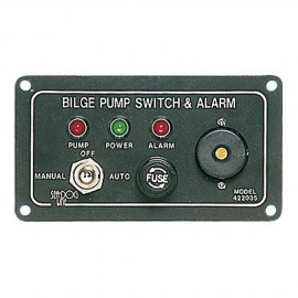 Tableau électrique pour pompe de cale avec alarme