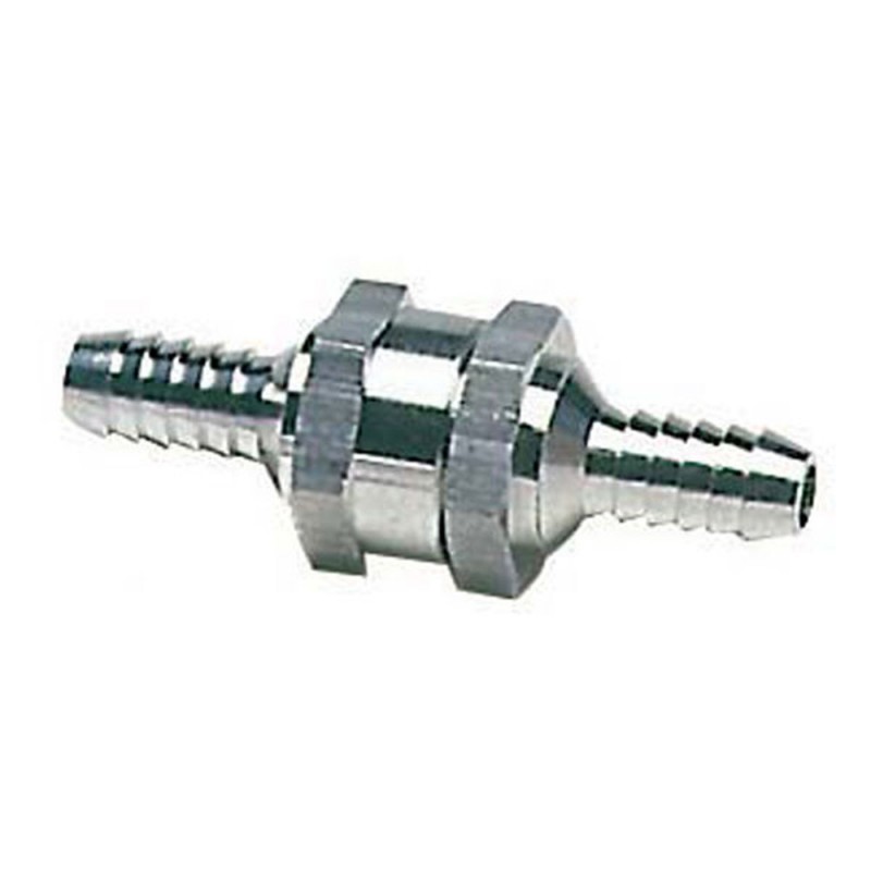 Clapet Anti-Retour Carburant Aluminium 8mm - Pour Systèmes Basse Pression - 2 Pièces