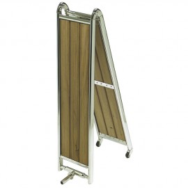 Passerelle inox/iroko 220cm