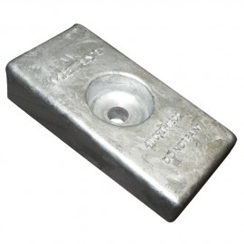 Anode plaquette 75/225 36x72mm aluminium