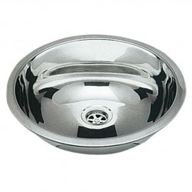 Evier inox rond 387 mm