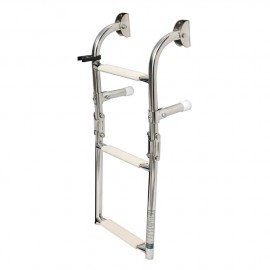 Echelle de bain inox pliante - 5 marches - 2 + 3 - 115 x 26 cm