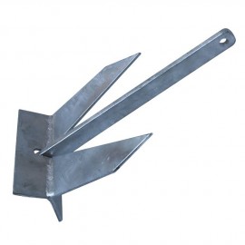 Ancre plate - acier galvanisé - 3 kg - 450 x 320 x 200 mm